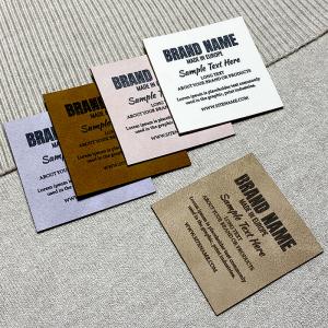 Faux leather labels - EP-M137