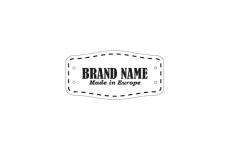 Genuine leather labels Model EP-M14