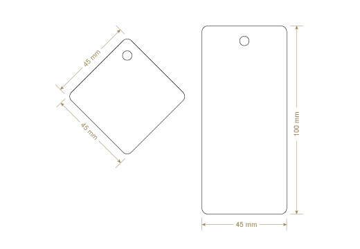 Hang tag Model HT-M94