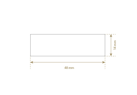 Faux leather label Model EP-M109