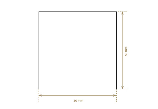 Imitation leather label Model EP-M137