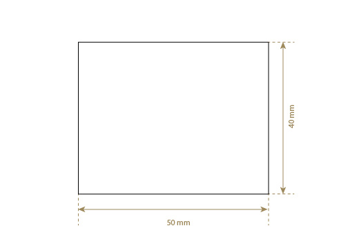 Faux leather label Model EP-M150