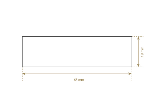 Faux leather label Model EP-M155