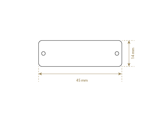 PU leather label Model EP-M162