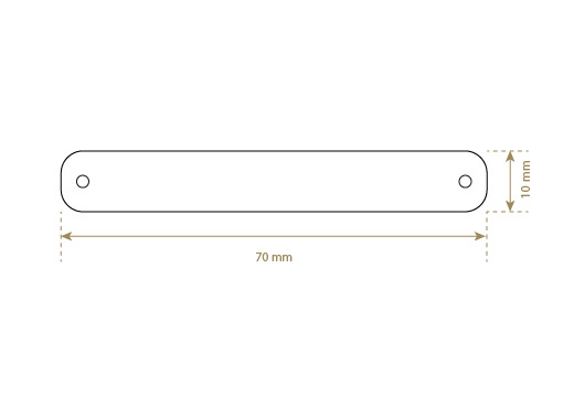 Genuine leather label Model EP-M30