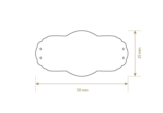 Genuine leather label Model EP-M5