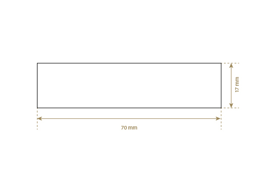Genuine leather label Model EP-M57