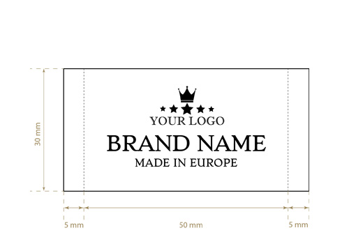 Woven label Royal Style Model WL-M74